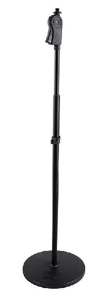 gator gfw-mic-1001 - asta microfono deluxe a base rotonda da 10 con regolazione