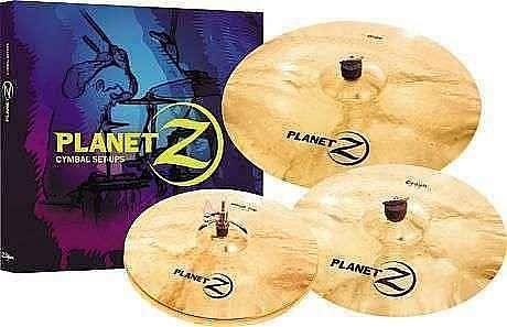 zildjian cartone 4 planet z (pz4pk): ride + hi-hat + crash