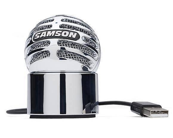 samson meteorite mic - microfono a condensatore usb - chrome