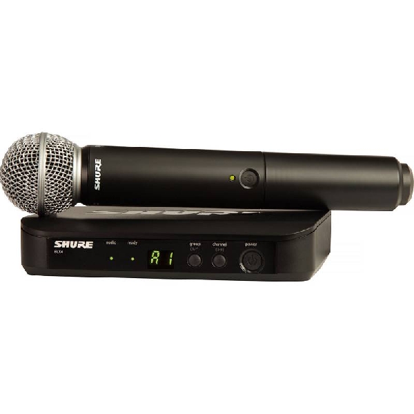 shure blx24e sm58 - radiomicrofono - m17 662-686 mhz