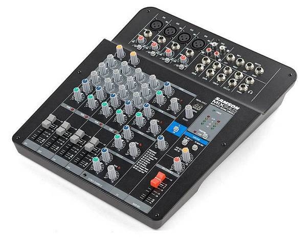 samson mxp 124fx mixpad - mixer passivo usb con effetti - 12 canali