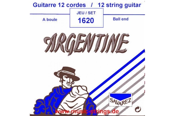 savarez 1620 set 12 corde extra light - pallino