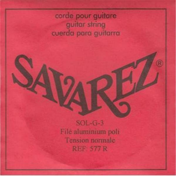 savarez 577r corda singola sol-g-3, avvolto in alluminio