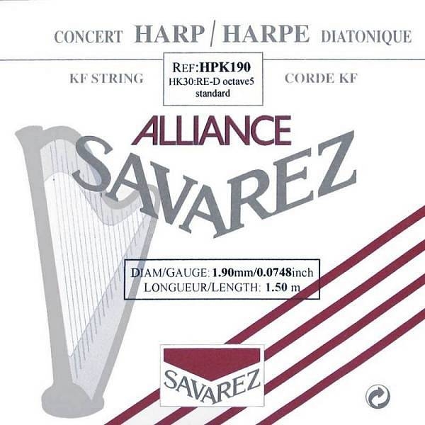 savarez hpk190 ottava 5, nota re (1.9 mm)