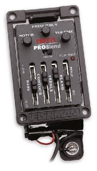 fishman pro-man-p51 prefix pro blend preamp - narrow format