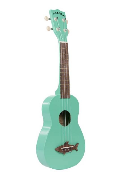 kala makala mk-ss/grn - ukulele soprano shark surf green - con borsa