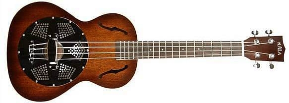 kala ka-res-chr ukulele resonator tenore sunburst