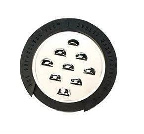 dunlop dsc301 suppressor pro - tappo copribuca 9 feritoie - cromato - anti feedback