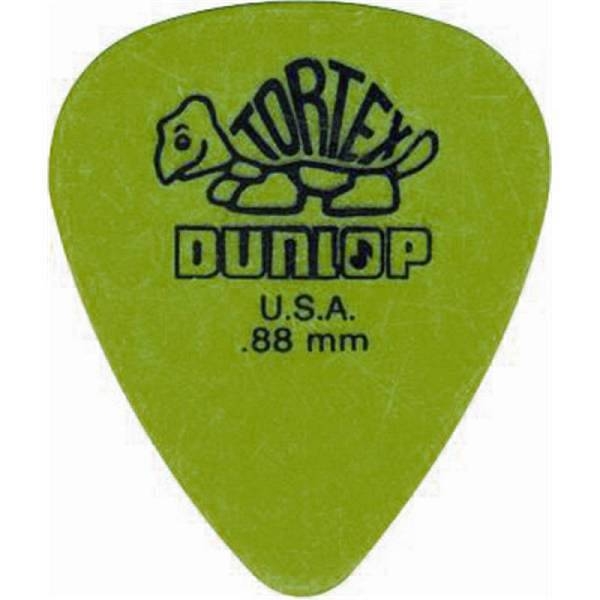 dunlop 418r tortex standard green .88