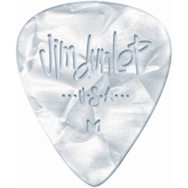dunlop 483r#04 white perloid - extra heavy