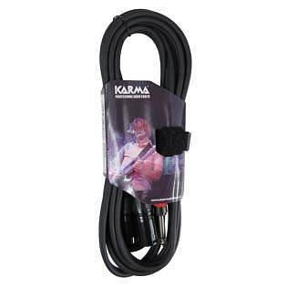 karma ca 8266m - cavo audio 2 jack 6,3 - 2 xlr m - 3mt