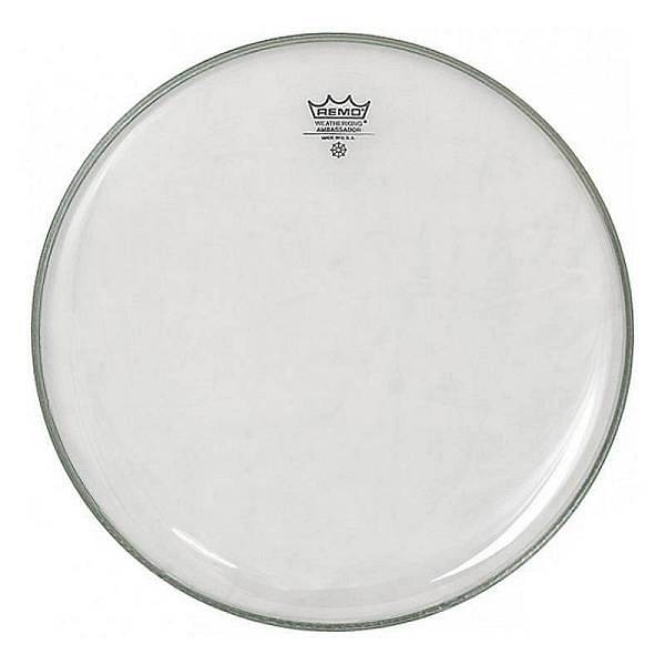 remo weatherking ambassador clear 10 - pelle battente per tom batteria
