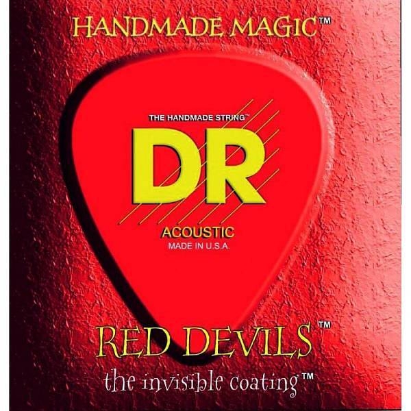 dr strings rda-11 - corde red devils coated per chitarra acustica