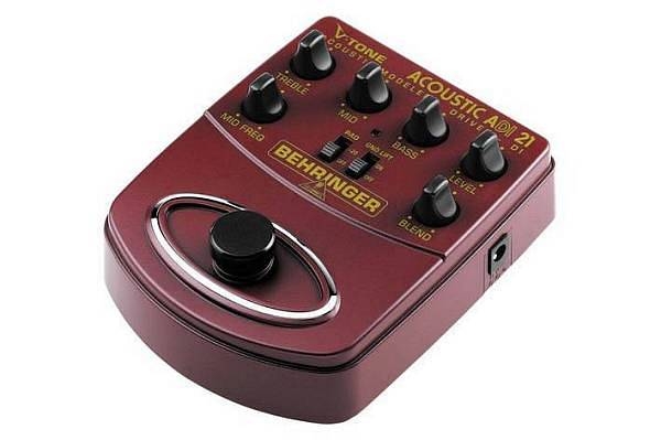 behringer v-tone acoustic adi21 - direct box per chitarra acustica con effetti