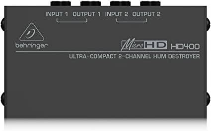 behringer hd400 - micro hum destroyer direct box