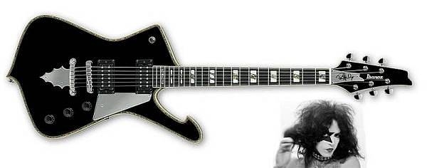 ibanez ps120-bk black - paul stanley signature (kiss)