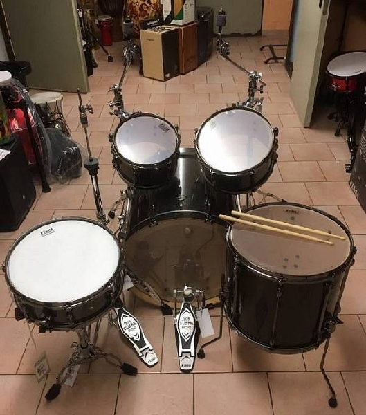 tama mk62hzbns-mgd shell kit hyper-drive midnight gold sparkle ex-demo
