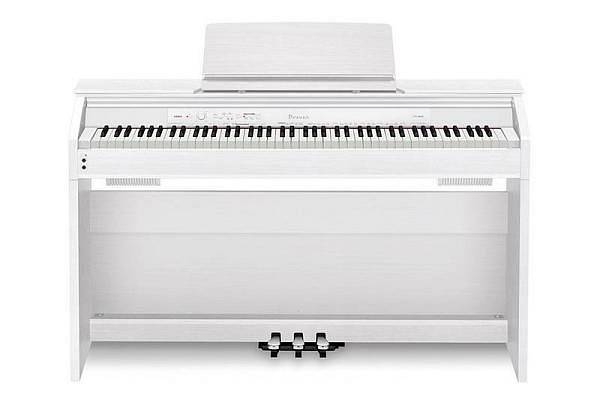 casio px 860 we - pianoforte digitale - mobile, leggio e pedaliera inclusi.