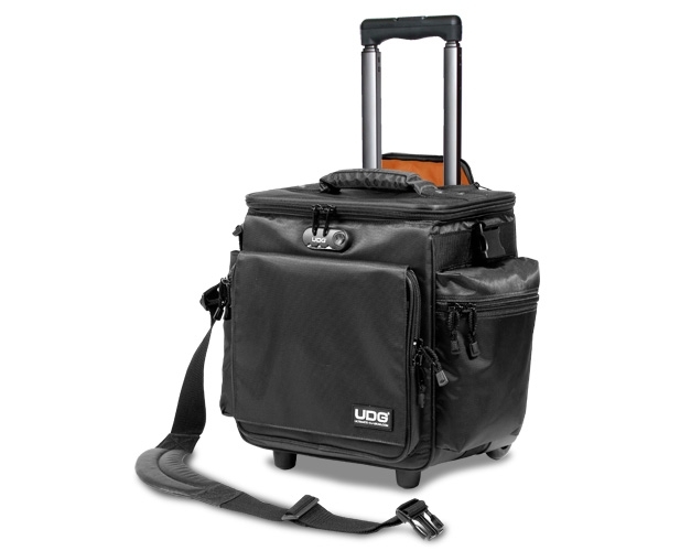 ultimate slingbag trolley deluxe black, orange inside