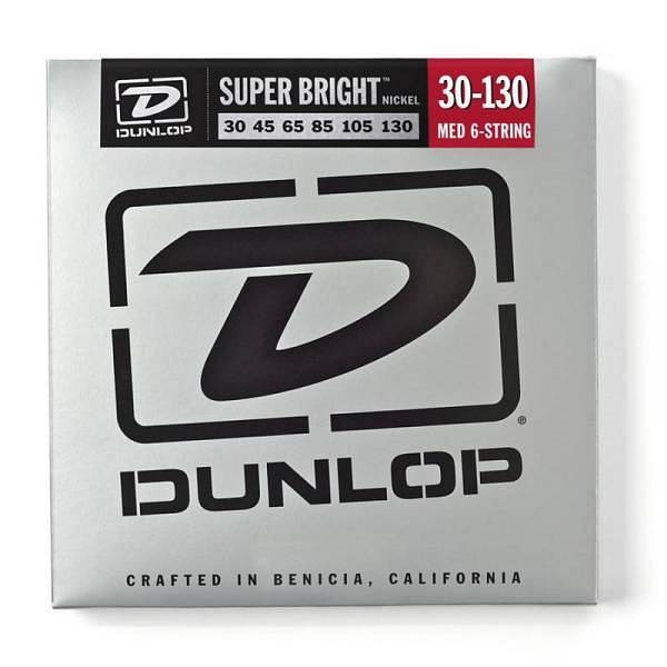 dunlop dbsbn30130 super bright™ 6 corde nickel