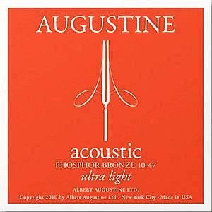 augustine acoustic ultra light - muta di corde phosphor bronze 10-47