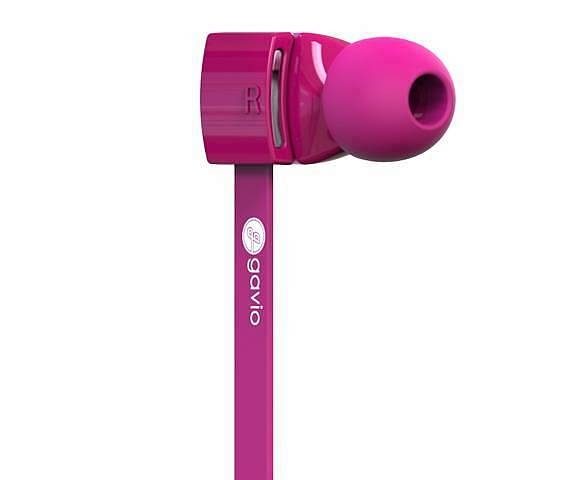 gavio new gazz - cuffie auricolari con microfono - rosa