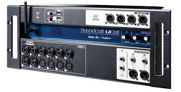 soundcraft ui16 - mixer digitale controllato wi-fi da remoto