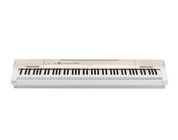casio privia px 160 gd gold - pianoforte digitale - leggio e pedale inclusi