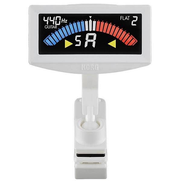 korg pitchcrow-g aw-4g-wh - accordatore a pinza compatto