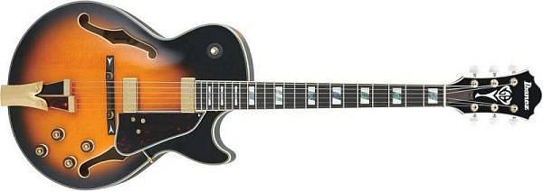 ibanez gb10se-bs brown sunburst - george benson signature