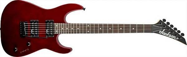 jackson js series dinky js12 amaranth fingerboard metallic red