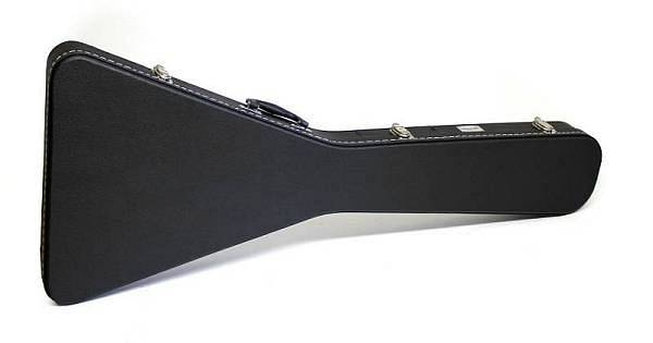 luke & daniel wfv1 - custodia rigida in legno per chitarra flying-v
