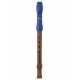 hohner b95852 flauto dolce diteggiatura tedesca - colore testa blu