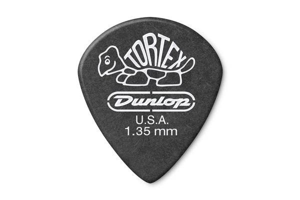 dunlop 482r1.35 tortex pitch black jazz iii