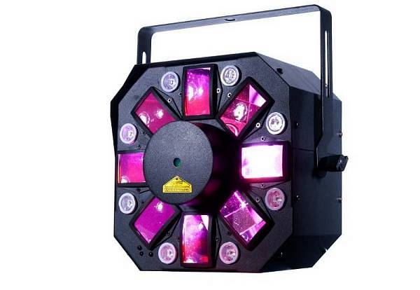 american dj stinger ii - laser moonflower uv e strobo - dmx