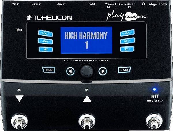 tc helicon play acoustic - professional vocal effects and tone