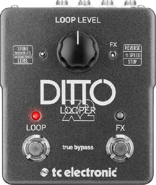 tc electronic ditto x2 looper - pedale looper 2 bottoni