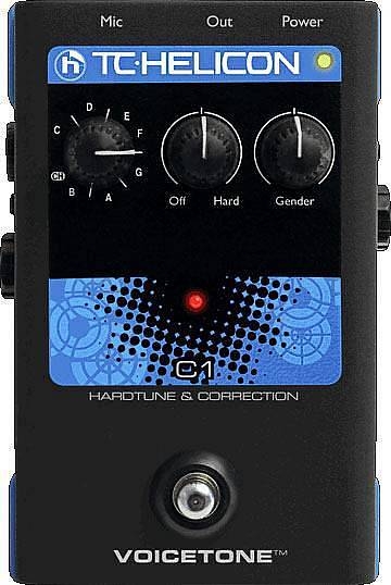 tc helicon voicetone c1 - pedalino per chitarra