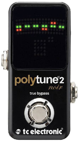 tc electronic polytune 2 mini noir - pedale accordatore