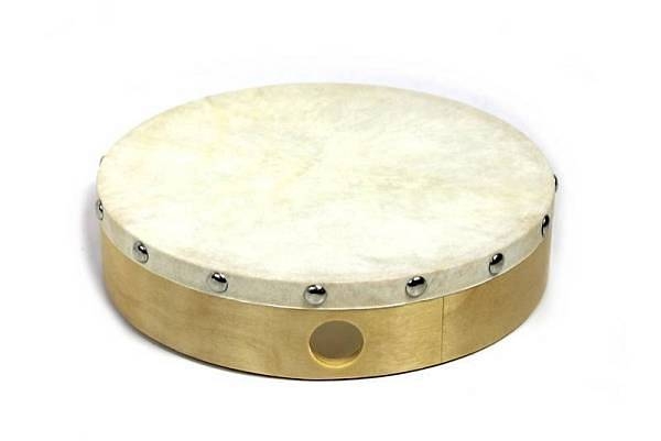 extreme tamburello con pelle naturale non intonabile - 19 cm - hd13a