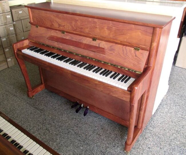 weisbach up-110 - pianoforte acustico verticale 110 cm - bubinga satinato