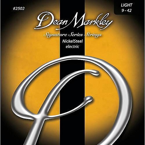 dean markley signature series nickelsteel 2502 - corde per chitarra elettrica 9-42