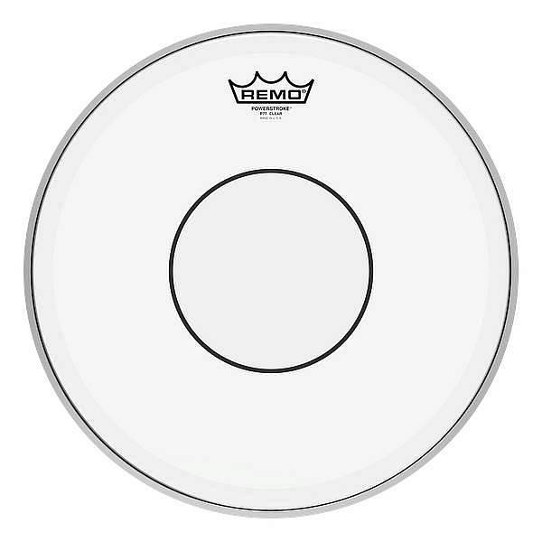 remo powerstroke 77 clear clear dot 14 - pelle battente per tom o rullante