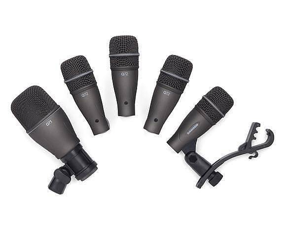 samson dk705 - set di microfoni per batteria - 5 pezzi con astuccio