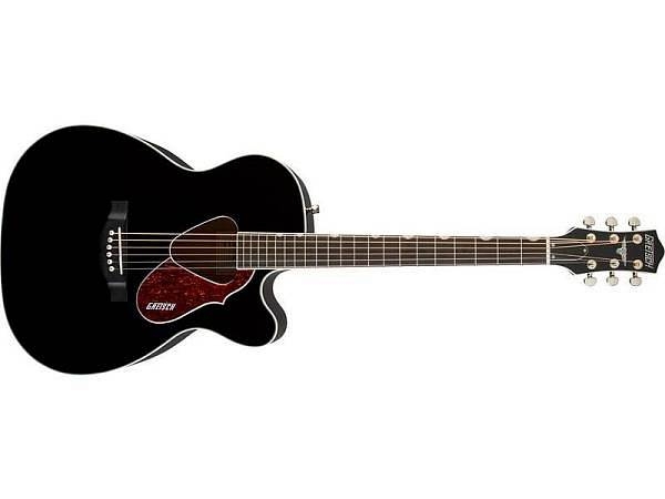 gretsch g5013ce rancher jr. cutaway acoustic electric fishman pickup system black