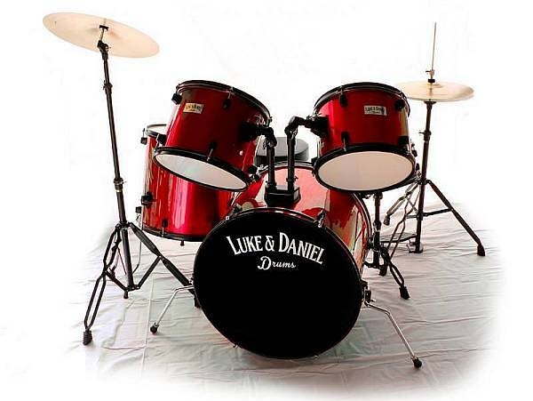 luke & daniel d90020br - batteria acustica configurazione 10 12 14 14r 20