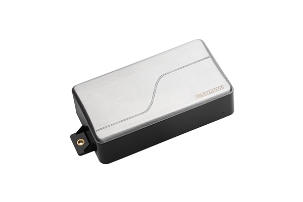 fishman prf-mhb-ar1 fluence modern humbucker 6 corde, alnico, brushed stainless