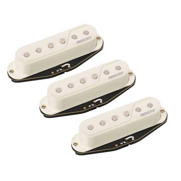 fishman prf-str-wh3 fluence single white, set/3