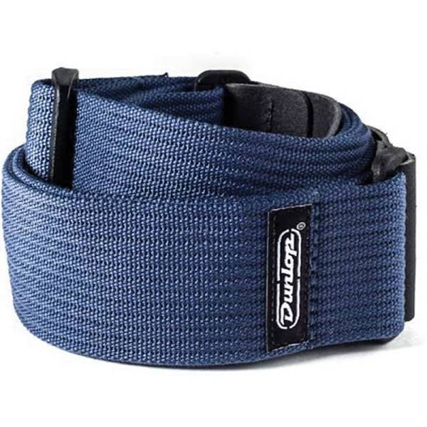 dunlop d27-01nv strap ribbed cotton navy blue