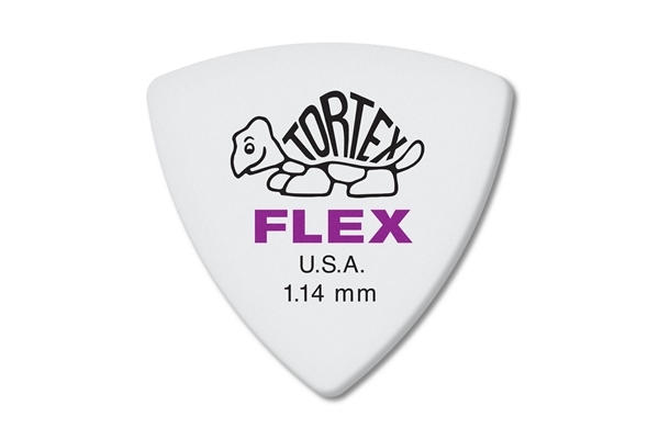 dunlop 456r1.14 tortex flex triangle 1.14 mm bag/72
